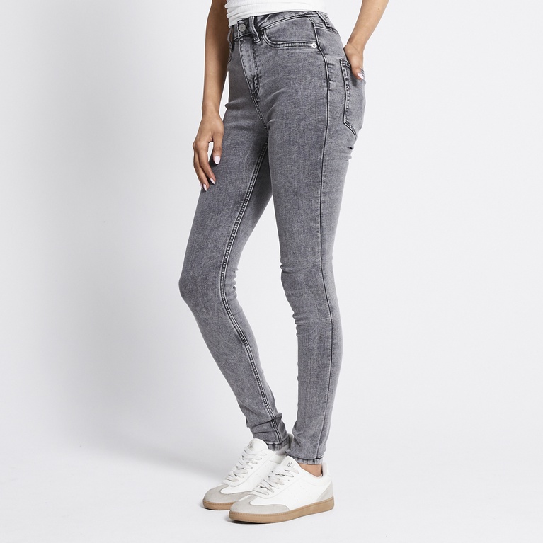 High waist skinny jeans "Snake"